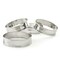 Norpro Stainless Steel English Muffin Rings, 3.5-Inch, Set of 4